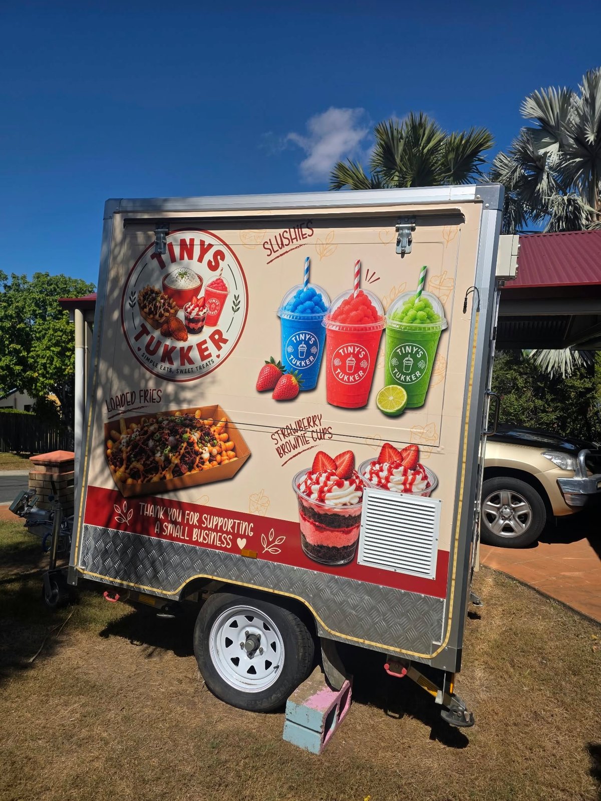 Vehicle & Trailer Signage — custom printing by Vivid Kustom Designs, Ipswich
